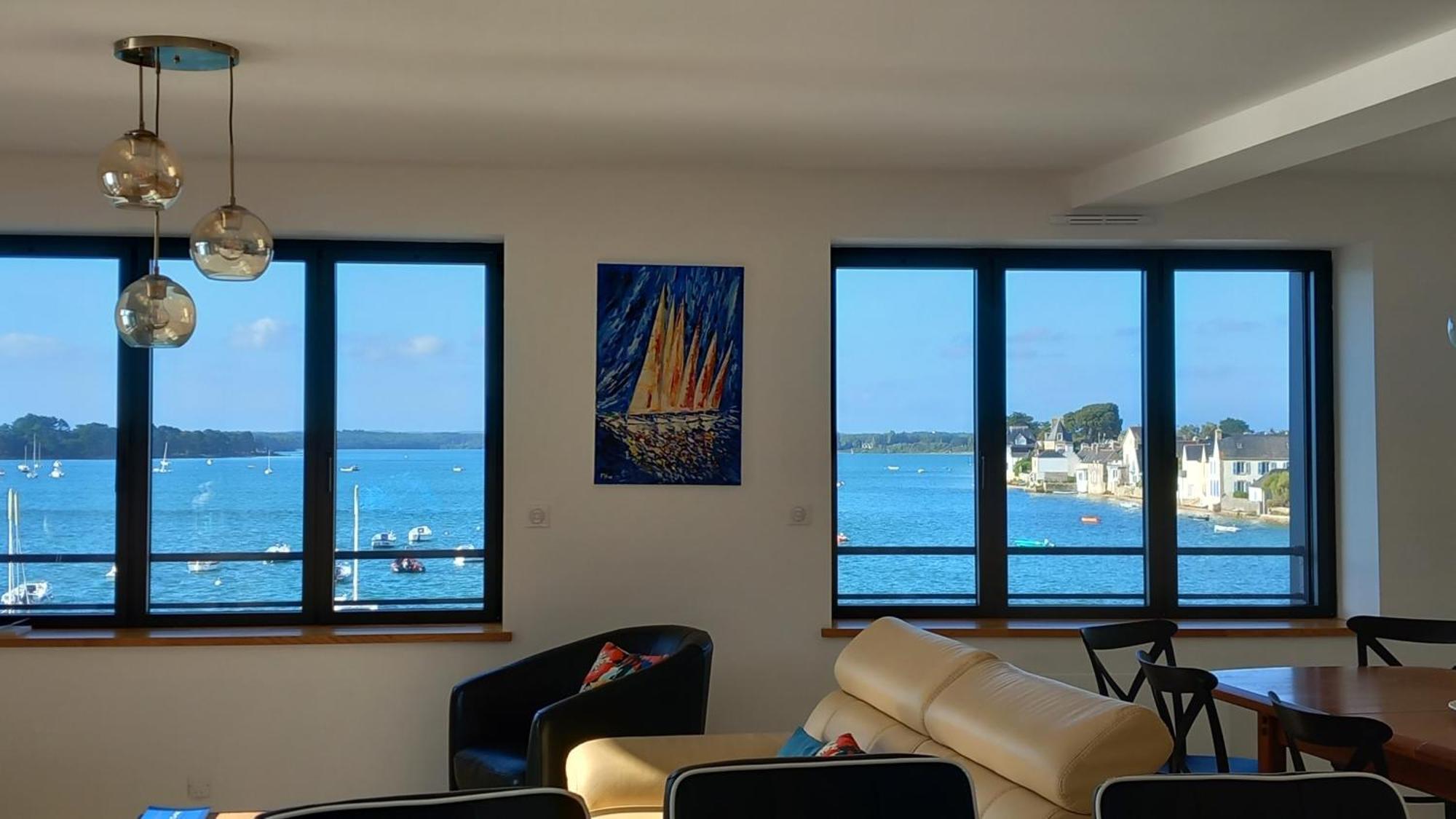 Appartement Vue Sur La Mer A L'Ile Tudy ! Экстерьер фото