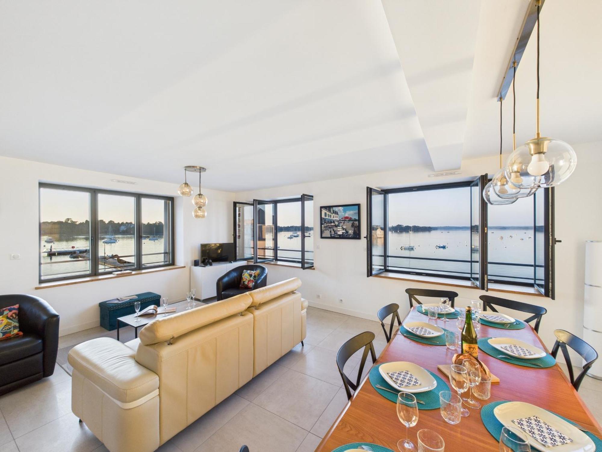 Appartement Vue Sur La Mer A L'Ile Tudy ! Экстерьер фото